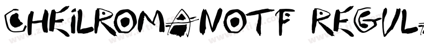 CheilRomanOTF Regula字体转换